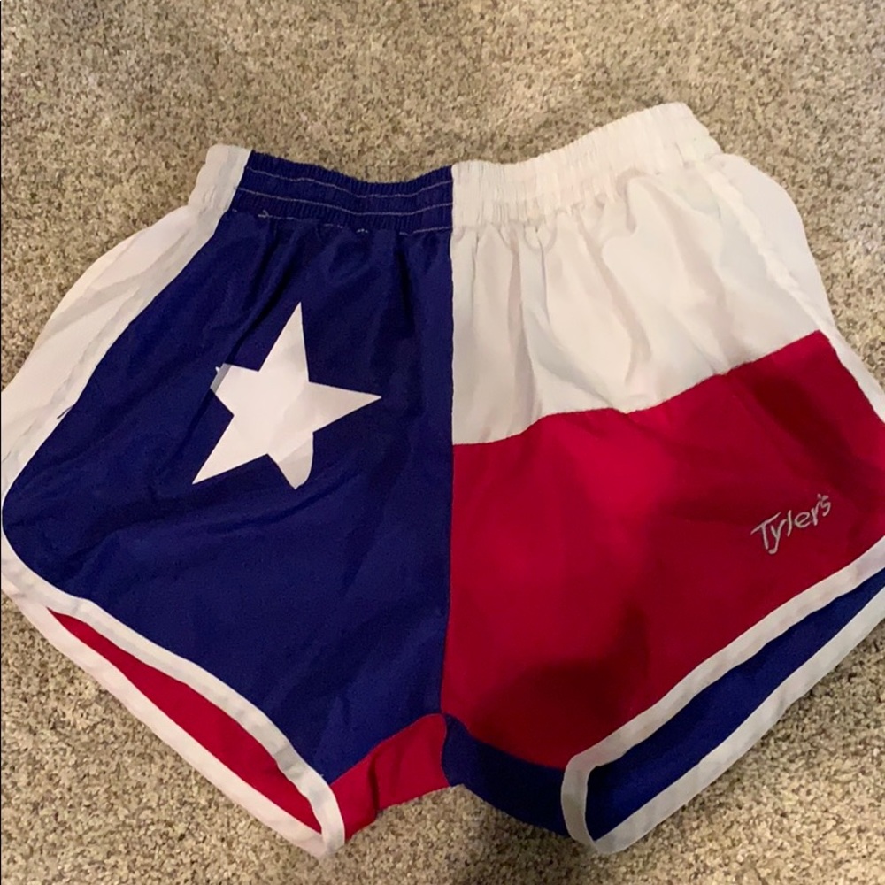 Texas flag shorts